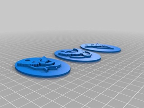 pokemon takım rozetleri git 3d baskı 3d print model - Mito3D