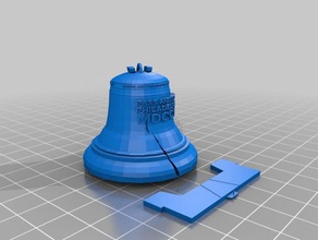 liberty bell 3d la stampa storia 3d print model - Mito3D