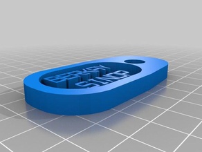 mi tecla personalizada del equipaje de cualquier otra cosa tagfddc hogar 3d print model - Mito3D