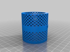 mon stylo personnalisé holdercontainer texte épaisseur les conteneurs 3d print model - Mito3D