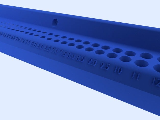 outil porte-foret 05 12 mm les titulaires boîtes 3D print model - Mito3D