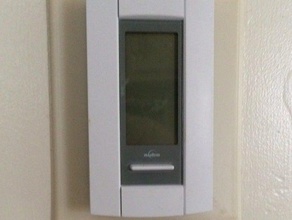 einfache thermostat-Wand-trim Platten Haushalt Abdeckplatte electric outlet Wand decken 3d print model - Mito3D