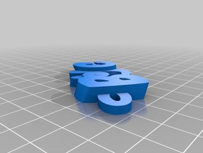 bryce Anahtarlık özelleştirilmiş 3d print model - Mito3D