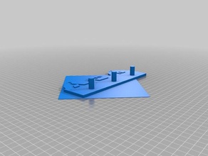 my customized key hanger customizer organization 3d print model - Mito3D