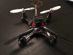 eachine qx90 tilted camera support rc vehicles 3d print model - Mito3D