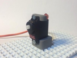 servo mount littlebits Elektronik 3d print model - Mito3D