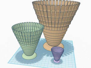 vase less water decor 3d print model - Mito3D