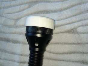 protectioncap orcatorch d800 deporte al aire libre lámpara de casquillo tapa protección la 3d print model - Mito3D