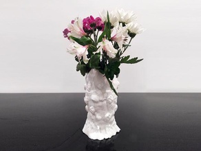 pépite vase sculptures de fleurs gaetano pesce 3d print model - Mito3D