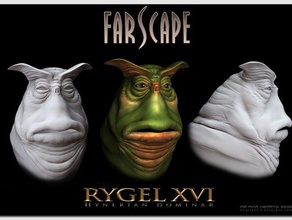 la utilización de rygel xvi dominar las esculturas el busto farscape 3d print model - Mito3D
