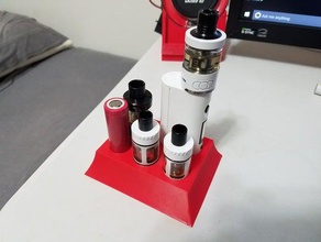 kangertech topbox mini tray 3d printing mod vape stand station 3d print model - Mito3D