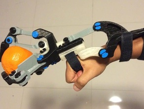 schwarze ram-hand roboticprosthetic hybrid-mark engineering 3d print model - Mito3D