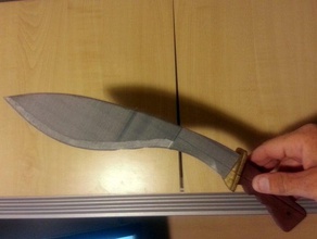 kukri Pala sahne bıçak ghurka nepal kılıç 3d print model - Mito3D