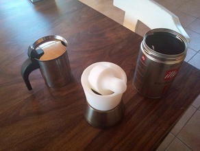 grebis espresso Trichter Küche Essen Kaffee Italienisch 3d print model - Mito3D
