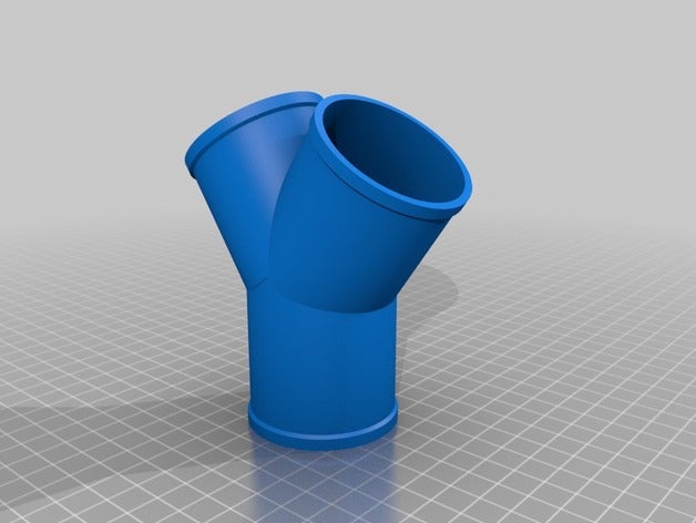 50mm air duct automotive 3D print model - Mito3D