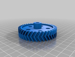 40 teeth dia 6305 7mm shaft other customized 3d print model - Mito3D