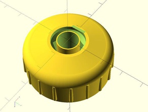 aparador de grama parafuso botão substituição partes 3d print model - Mito3D