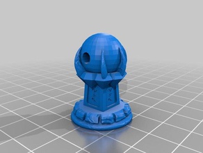 claw orb magical artifactobelisk toys games 28mm dnd dungeon terrain frostgrave heroquest warhammer quest 3d print model - Mito3D