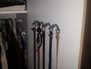 belts hanger household 3d print model - Mito3D