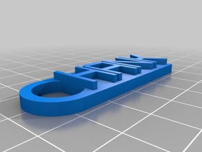 keychain hank organization customized 3d print model - Mito3D