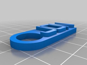 Schlüsselanhänger jon - Organisation angepasst 3d print model - Mito3D