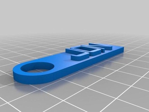 Schlüsselanhänger jon - Organisation angepasst 3d print model - Mito3D