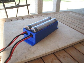 Batterie-pack-Halter in der Robotik Akku-box Batterie-Halter nimh rc Auto 3d print model - Mito3D