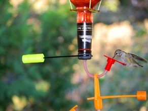hummingbird feeder single outdoor garden 3d print model - Mito3D
