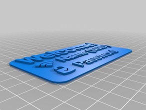 another customized wi-fi sign decor 3d print model - Mito3D