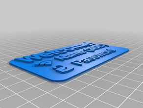 otra personalizado wi-fi de la señal decoración 3d print model - Mito3D