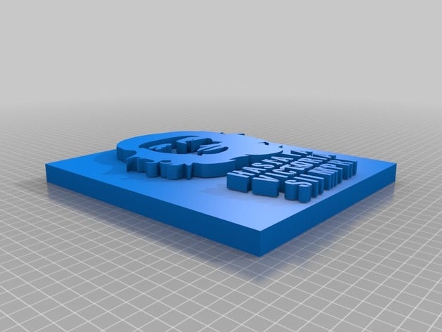 che guevara plaque people 3D print model - Mito3D