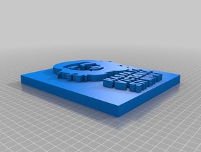 che guevara-Plakette Menschen 3d print model - Mito3D