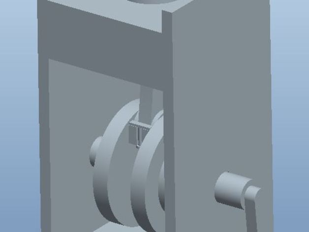 crank piston mechanism engineering 3D print model - Mito3D