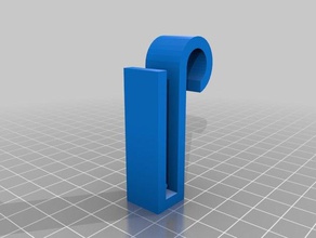 towel clip bathroom 3d print model - Mito3D