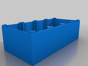 lion hill Pil Kutusu çerçeve organizasyon özelleştirilmiş 3d print model - Mito3D