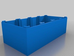 colline du lion de la batterie cadre cas d'aucun texte l'organisation personnalisé 3d print model - Mito3D