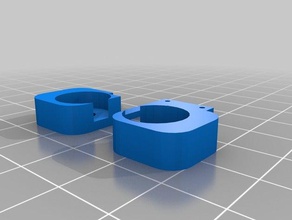 rostronger delta printer hall effect sensor 2040 extrusion mount 3d parts 3d print model - Mito3D