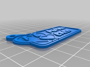 fe keychains customized 3d print model - Mito3D