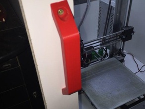 diy impresora gabinete manija de la puerta 3d impresión 3d print model - Mito3D