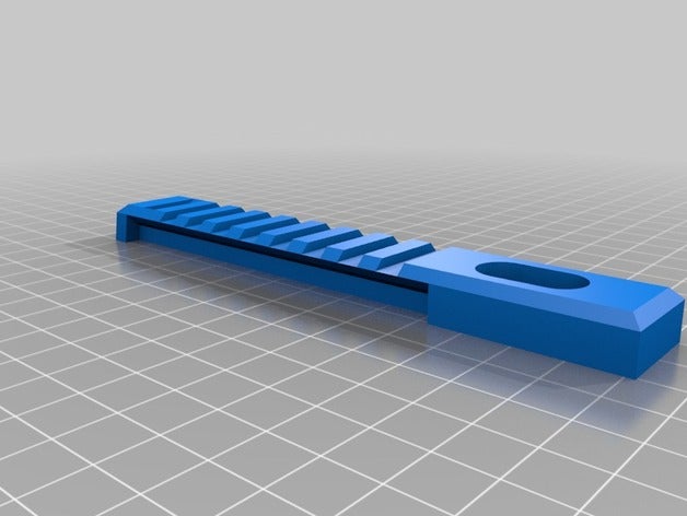 airsoft fn-p90 Schienen-adapter sport im freien Zubehör airsoft-Anlage picatinny 3D print model - Mito3D