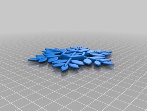 snow biology 3d print model - Mito3D