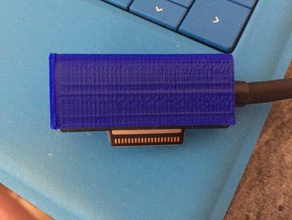surface pro docking-station plug cover computer 3d print model - Mito3D
