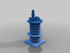 jeremiahs city art customized 3d print model - Mito3D