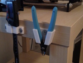 flush cut holster 3d printer accessories anet a8 tool holder 3d print model - Mito3D
