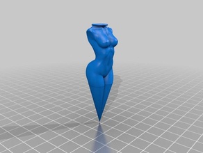 naked lady tee golf sport all'aperto 3d print model - Mito3D
