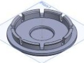 18mm clip-Loch-Platte - Ersatz Teile 3d print model - Mito3D
