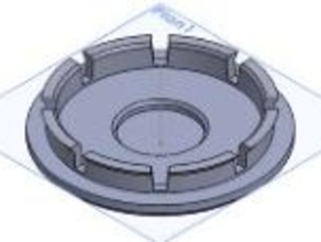 18mm foro della piastra di sostituzione parti 3d print model - Mito3D