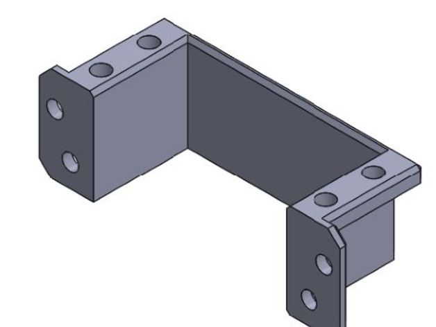 apoyo servomoteur hitec hs-311 rc vehículos makeredchallenge2 3D print model - Mito3D