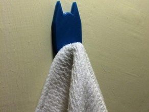 batman hook household wall 3d print model - Mito3D