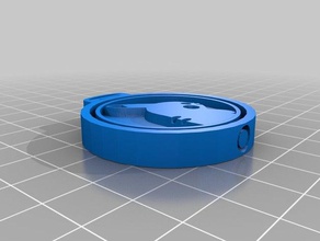 pokecoin giratório 3d impressão chaveiro pokemon ir 3d print model - Mito3D